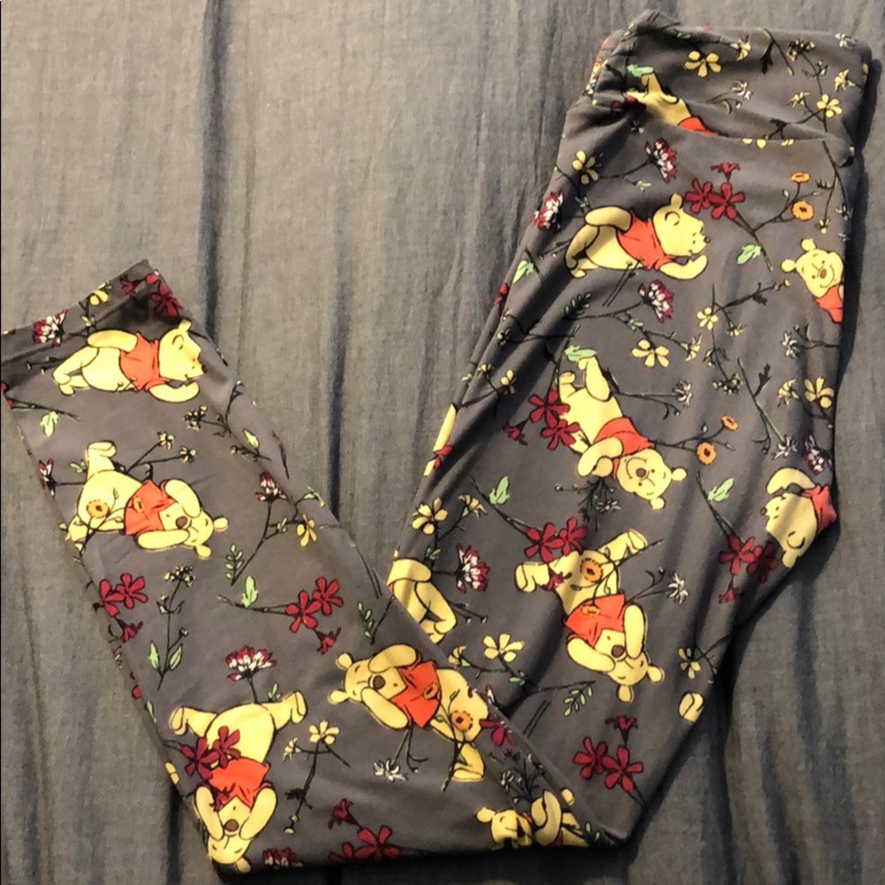 Whinnie the Pooh lularoe os leggings